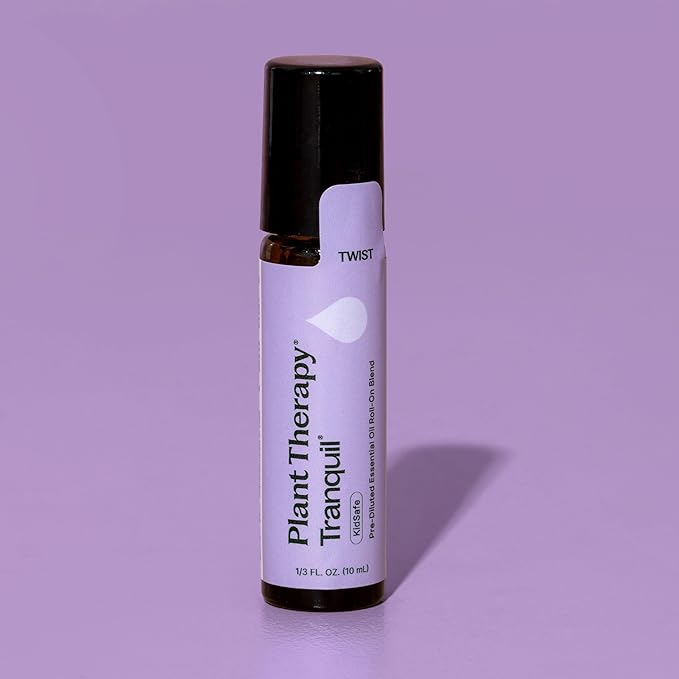 Plant Therapy Tranquil Essential Oil Blend, 10 mL (1/3 oz), 100% Pure, Pre-Diluted Roll-On, Natural Aromatherapy, Excellent for Meditation and Relaxation