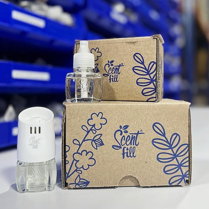 Scent Fill 100% Natural Lavender Lime Plug in Air Freshener, Scented Oil Refills, 3 Refills