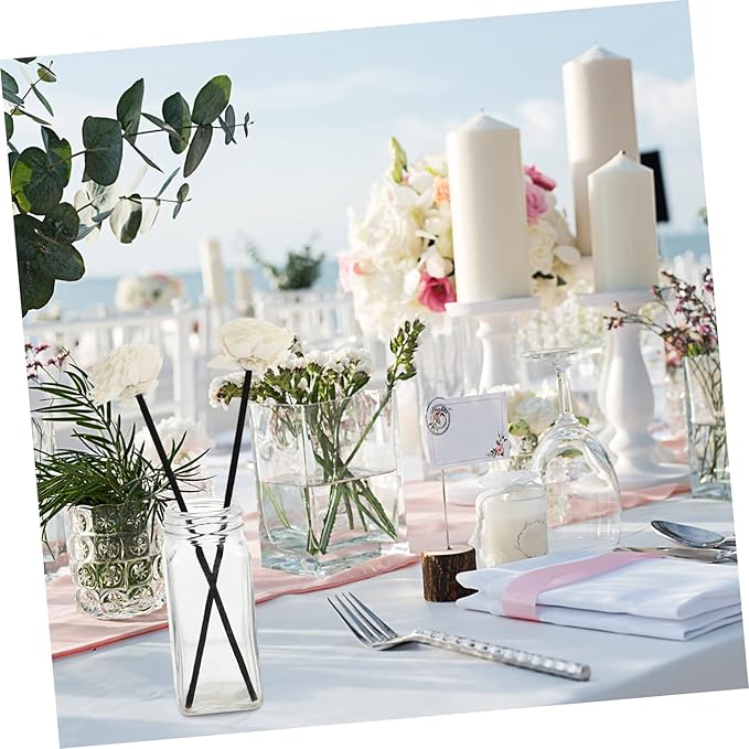 2Pcs Aroma Diffuser Sticks with Flower Design Essential Oil Volatile Rods for Home Fragrance Safe No Flame Required for Room Decoration and Scent Distribution