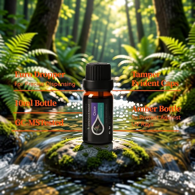 Essential Oils Set, 20 x 10ML Essential Oil Gift for Diffuser, Massage, Humidifiers, Sleep, Refreshing, Cars & Home Products, Eucalyptus, Lavender, Peppermint, Tea Tree More Aromatherapy Oil