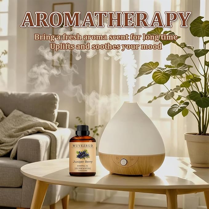 Juniper Berry Essential Oil 240ML - 100% Pure and Natural Oils for Aromatherapy Diffuser - 8 Fl Oz/Juniper Berry