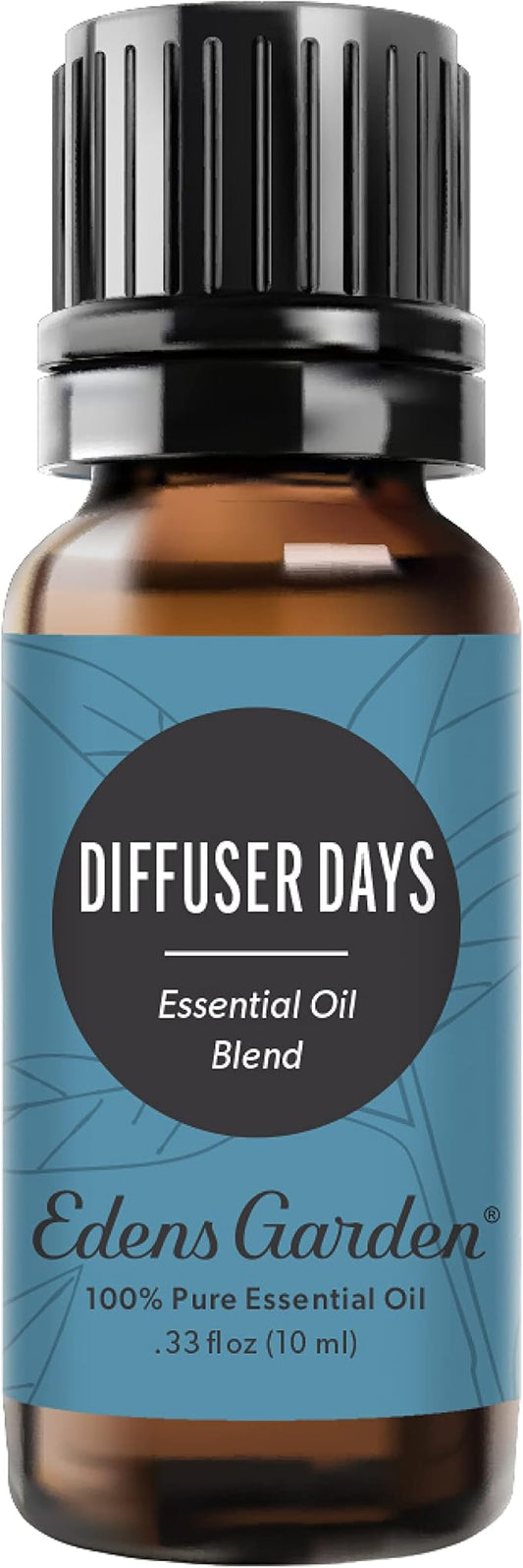 Edens Garden Diffuser Days Essential Oil Blend- 100% Pure Premium Grade, Undiluted, Natural, Therapeutic, Aromatherapy, The Best for Diffusing, Candle, Laundry, Humidifiers 10 ml (.33 fl oz)
