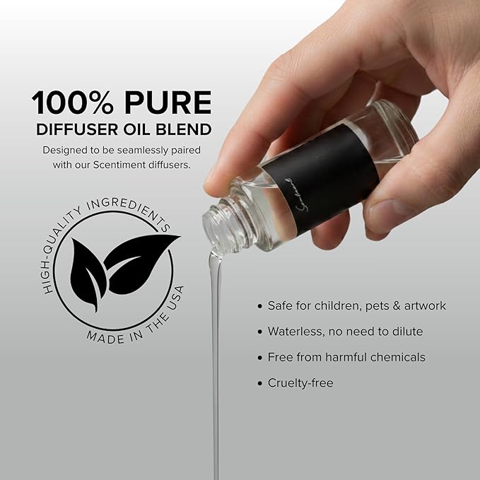 Scentiment Hotel Scents Discovery Set – Day Dream, The One & Ocean Breeze | Fresh, Woody & Marine Fragrance Oils | Luxury Home Scent Kit for Cold Air Diffusers 3 x 0.68 fl oz (20 mL)