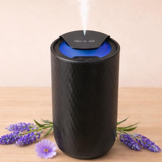 Waterless Essential Oil Diffuser – Portable Cordless Aromatherapy Diffuser for Home, Car, Office – 3 Mist Levels - 4 Timer Modes - 15ml Oil Capacity - USB-C Rechargeable