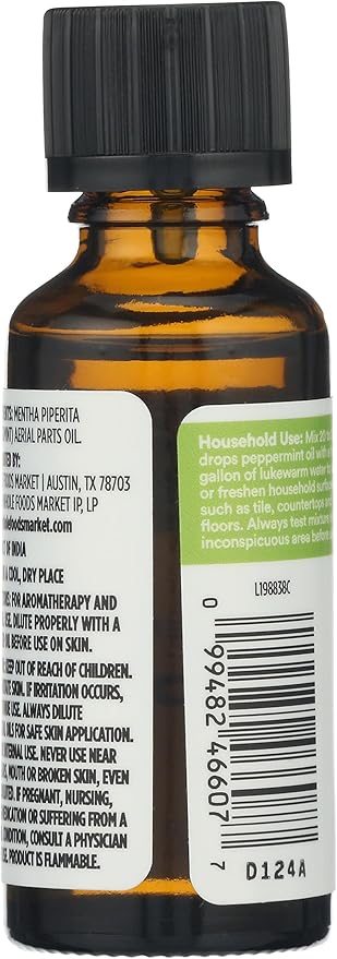 365 by Whole Foods Market, 100% Essential Oil, Cooling Peppermint, 1 fl oz