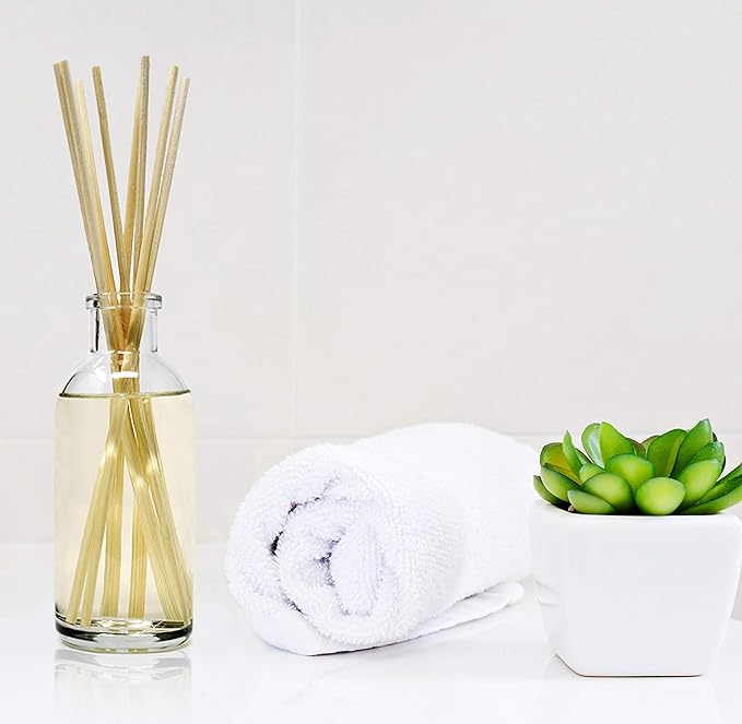 Urban Naturals Gardenia Scented Oil Reed Diffuser Refill | Includes a Free Set of Reed Sticks! Jasmine, Ylang Ylang, Tuberose & Amber Notes | 4 oz