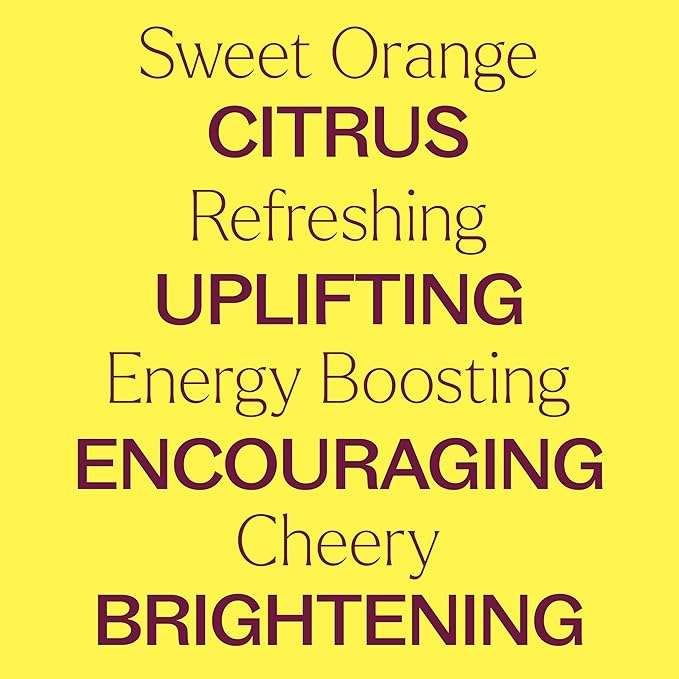 Plant Therapy Organic Sweet Orange Essential Oil, 10 mL (1/3 oz), 100% Pure, USDA Certified Organic, Undiluted, Bright and Refreshing Scent