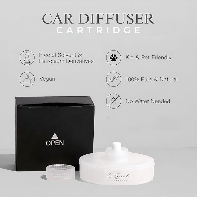 Dream ON Aroma Smart Car Diffuser Cartridge Scent Oil 20ML Compatible with All Ultrasonic Premium Car Diffusers - Luxury Hotel Fragrance - Aromatherapy - Ideal for Cars, Trucks & More (Dream On)