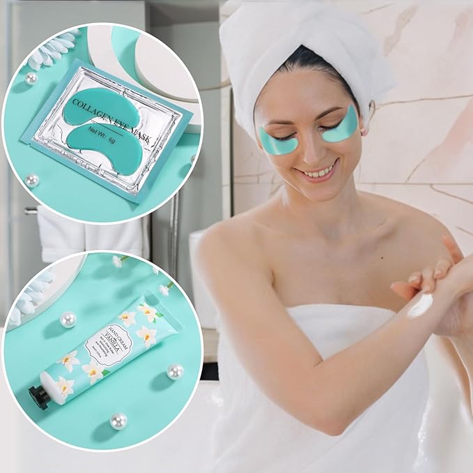 Birthday Gifts for Women Self Care Gift Set, Get Well Soon Gift Baskets for Women Care Package, Unique Relaxing Spa Valentines Day Gifts for Her Mom Friends Wife Girlfriend Sister