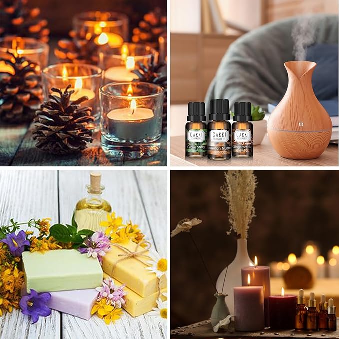 Essential Oils for Diffusers for Home, Scent-Snowy Morning, Single Large Size 50ml, CAKKI Fragrance Oils, for Candle Making, for Soap Making, Diffuser Oil Scents
