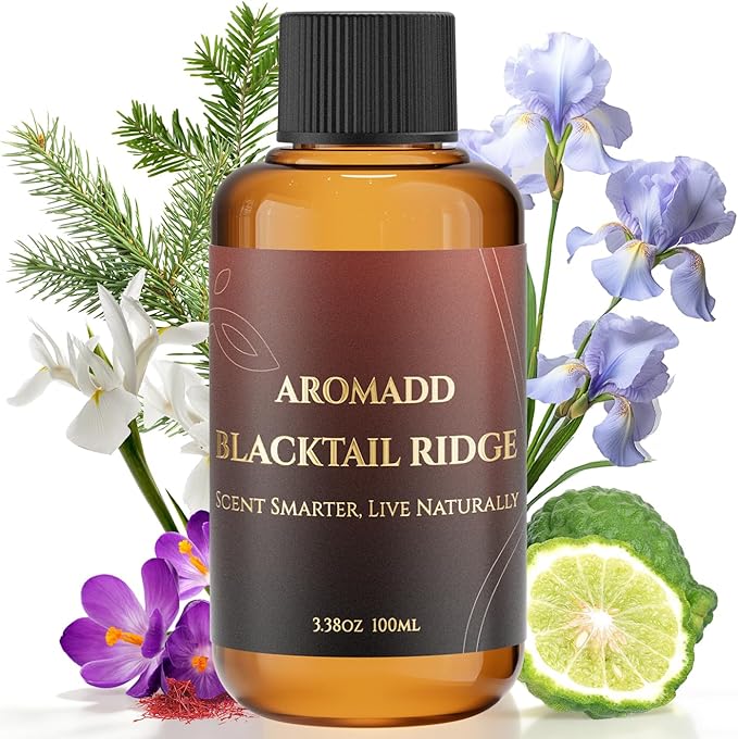 AROMADD AROMADD Blacktail Ridge Diffuser Oil Inspired by Luxury Hotel Scent 3.38 Fl Oz (100ml), Aroma Diffuser & Hotel Fragrance Diffuser Oil, Essential Oil Diffuser for Aromatherapy, Long-Lasting