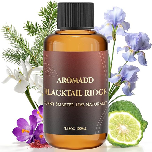 AROMADD AROMADD Blacktail Ridge Diffuser Oil Inspired by Luxury Hotel Scent 3.38 Fl Oz (100ml), Aroma Diffuser & Hotel Fragrance Diffuser Oil, Essential Oil Diffuser for Aromatherapy, Long-Lasting