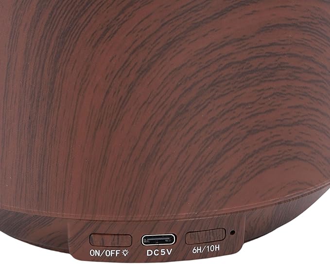 AYNEFY Fragrance Diffuser Oils 300ML USB Powered Mini Humidifier with Mystical/Fantasy Effect Dual Mist Modes and Super Quiet Operation Under 35dB for Home Bedroom Office Diffusers for (Dark Wood