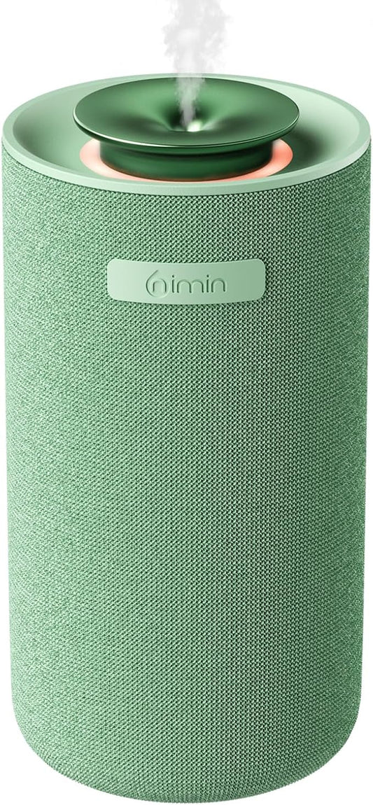 Waterless Cordless Essential Oil Aromatherapy Diffuser - Dual Home/Car Mode with Auto Start-Stop, Strong/Light Scent Adjustment, Air Freshener for Office, Car, Compatible with 5/10/15ml Bottles