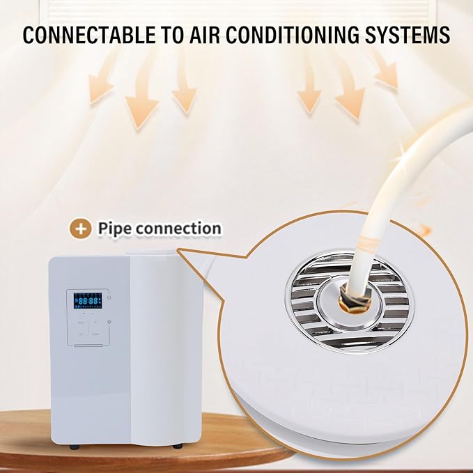 Asixxsix Smart Scent Air Machine, 500ML Capacity Essential Oil Diffuser with Atomization Tech and Bluetooth APP Control, Aromatherapy Scent Diffuser for Home and Commercial Use (US)