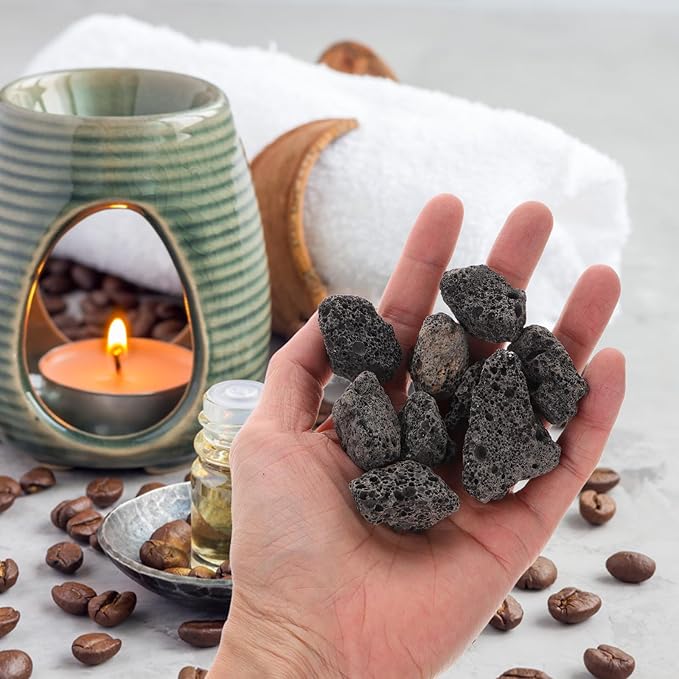 Ciieeo Volcanic Stone Aromatherapy Diffuser 300g Natural Volcano Rock Fragrance Stone for Home Office Relaxation