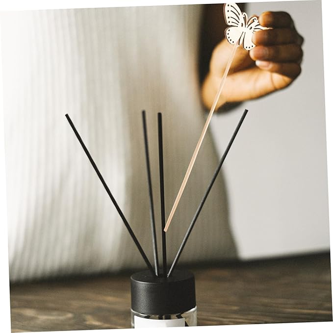 10pcs Butterfly Diffuser Sticks Wood Aroma Diffuser Accessories for Home Decoration Aromatherapy Reeds Decorative Craftsmanship