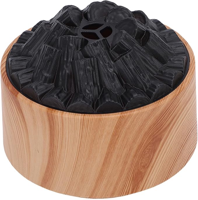 Zerodis Diffusers for Essential Oils Diffusers Powered Mini Humidifier with Mystical/Fantasy Effect Dual Mist Modes and Super Quiet Operation Under 35dB for Home Bedroom Office (Light Wood Grain)
