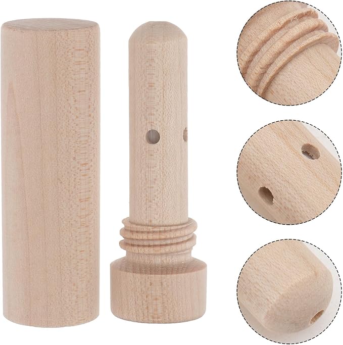 Wooden Nasal Inhaling Stick Essential Oil Fragrance Tube Portable Scent Sniffing Stick for Aromatherapy and Relaxation