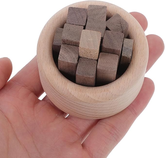 Holibanna Wood Diffuser Ornament for Home and Office Natural Beech Wood Aromatherapy Decor Handmade Essential Oil Diffuser for Domestic Use and Relaxing Ambiance