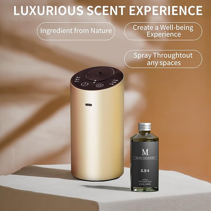 Hotel Scents Dubai 6.76 Fl Oz (200 ml), Home Luxury Aroma,Hotel Fragrance Diffuser Oil,Hotel Diffuser Oil for Aromatherapy, Bigger Bottle, Bolder Aroma, Longer Lasting