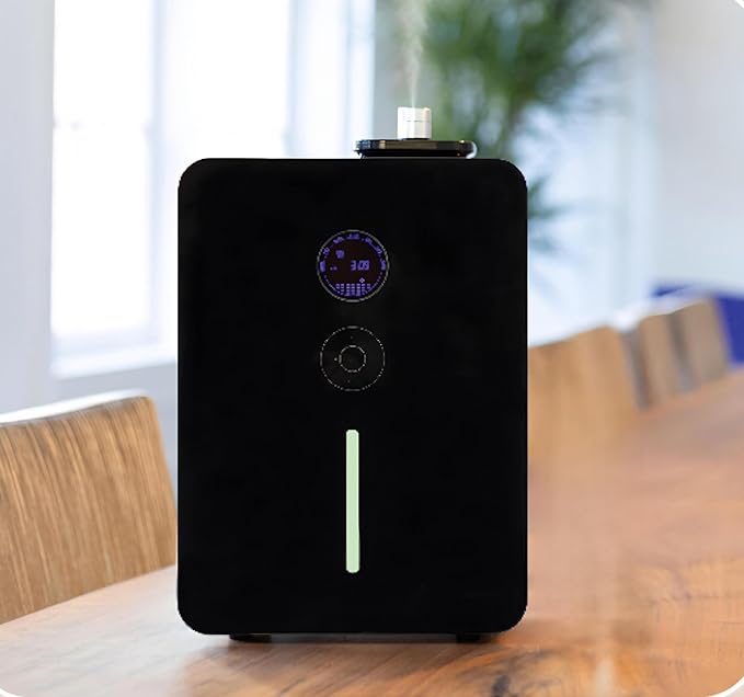 LuxScent Collection Bellagio, HVAC Aroma Diffuser, Nanotechnology Scenting System for Home, Office or Business (Black)