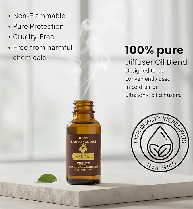 Hotel Diffuser Oil Essential Oils Set, Inspired by Luxury 5-Star Hotel, Baccarat Rouge, Dream On, Dubai, My Way, Santal, Fragrance Oil Set (10(ML), Baccarat Rouge)