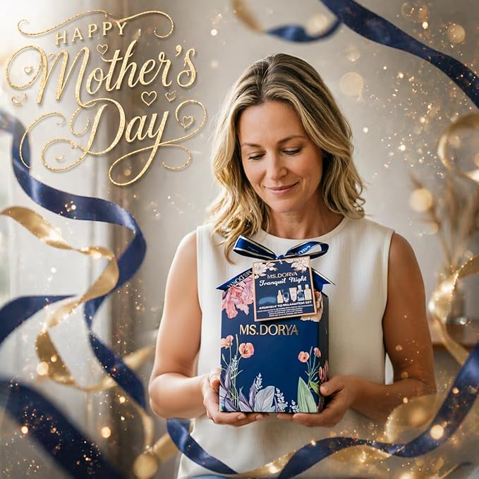 Mothers Day Gift Baskets for Women - 6 Pcs Self Care Gifts Set Gifts for Her, Gifts for Women Mom Wife Grandma, Relaxing Gift Baskets At Home for Her, Anniversary