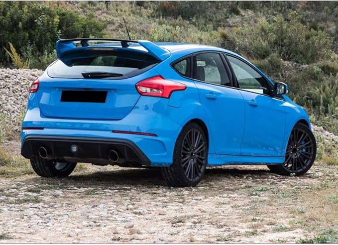 Carbon Fiber Rear Diffuser Compatible With Ford Focus RS Hatchback 4 Door 2016-2018 Rear Bumper Cover Lower Lip Spoiler Valance Protector Factory Outlet