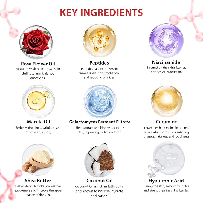 23 Pcs Mother's Day Gift, Rose Facial Skin Care Gifts Set for Women, Bath and Body Gifts Basket, Spa & Self-Care Kit, Sheet Mask, Present, Birthday, Christmas, Anniversary, Bridal Shower, Wife, Mom
