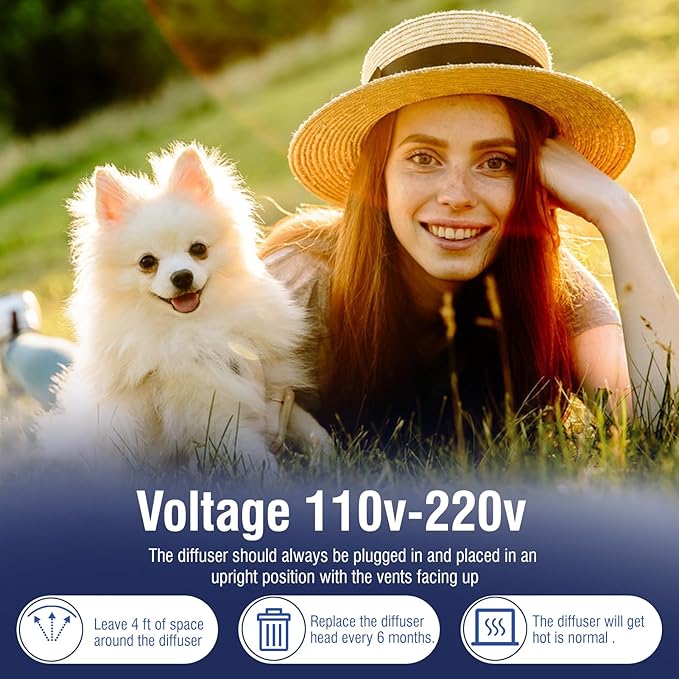 Dog Calming Pheromones Diffuser to Calm for Anxiety Relief Reduce Aggression Fighting Barking Stress 6 in 1 Kit Appeasing Pheromone Diffuser 120 Day Supply(Tasteless)