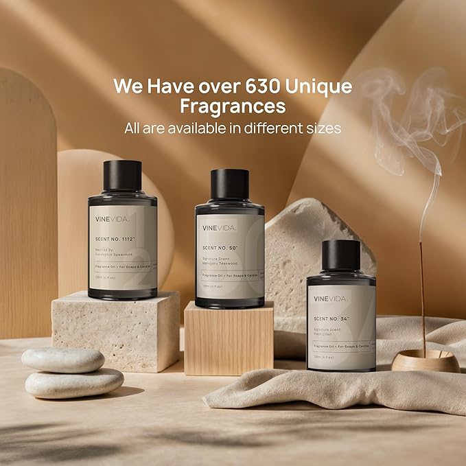 VINEVIDA [32oz] Pink Sugar Fragrance Oil for Candle Making and Soap Making - Premium Candle Scents for Soy Candles