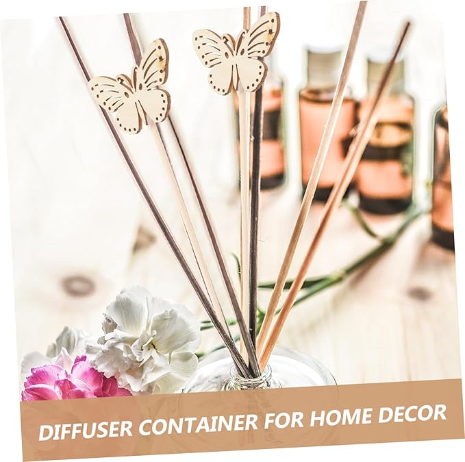 10pcs Butterfly Diffuser Sticks Wood Aroma Diffuser Accessories for Home Decoration Aromatherapy Reeds Decorative Craftsmanship