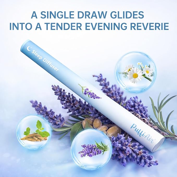 Herbal Diffuser Duo, Sleep and Relax Diffuser Pens with Extract of Melatonin, Chamomile and Other Biotanicals, 100% Natural Swap - Up to 600 Uses (Varies by Usage), Stress Relief Duo