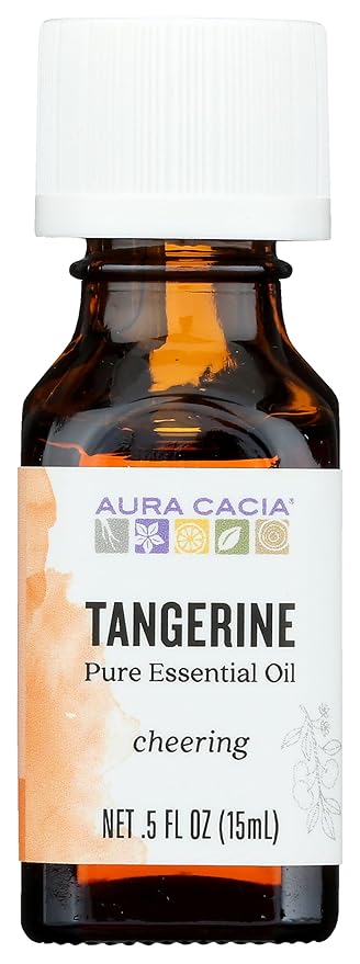 Aura Cacia Tangerine Essential Oil 0.5 fl. oz.