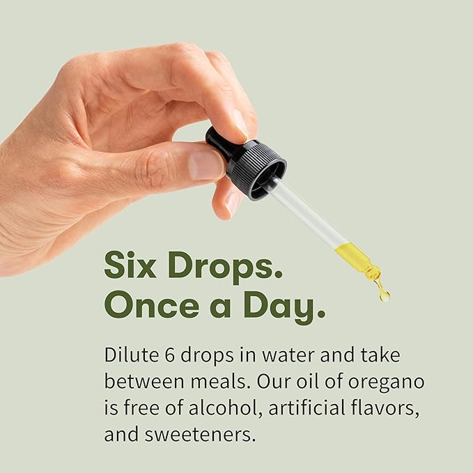 Garden of Life Organics Oil of Oregano Seasonal Drops 1fl oz (30 mL) Liquid, Concentrated Plant Based Immune Support - Alcohol-Free, Organic, Non-GMO, Vegan & Gluten Free Herbal Supplements