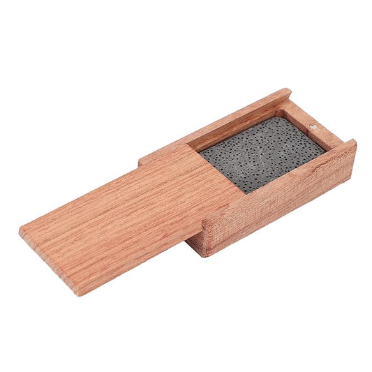 Wood Essential Oil Diffuser, Compact Portable Aromatherapy Diffuser for Home Office Car Travel, Ultrasonic Quiet Humidifier Air Vaporizer with Auto Shut-Off