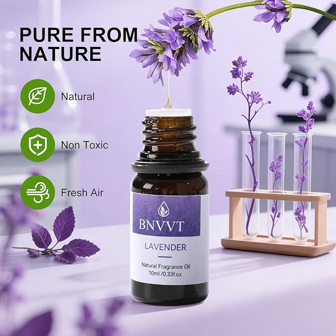 Essential Oils Set for Diffusers – 20 Pack Aromatherapy Oils for Sleep, Relaxation & Focus – Lavender, Peppermint, Eucalyptus, Vanilla & More – Gift Set for Home & Office