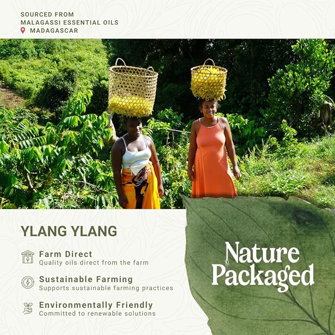 Ylang Ylang Essential Oil - Direct from Malagassi Essential Oils Madagascar - Steam Distilled - Aceite de Ylang Ylang for Aromatherapy, Diffuser, DIY Candle and Soap Making - 22lbs