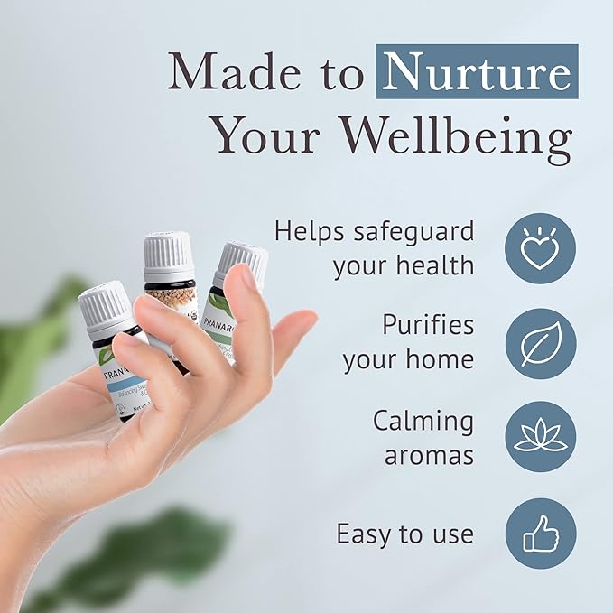 Pranarom - Meditation Diffusion Essential Oil Kit (3-Pack of 5ml) - Meditation, Zen, and Purity Essential Oils - 100% Pure Essential Oil | USDA and ECOCERT Certified Organic