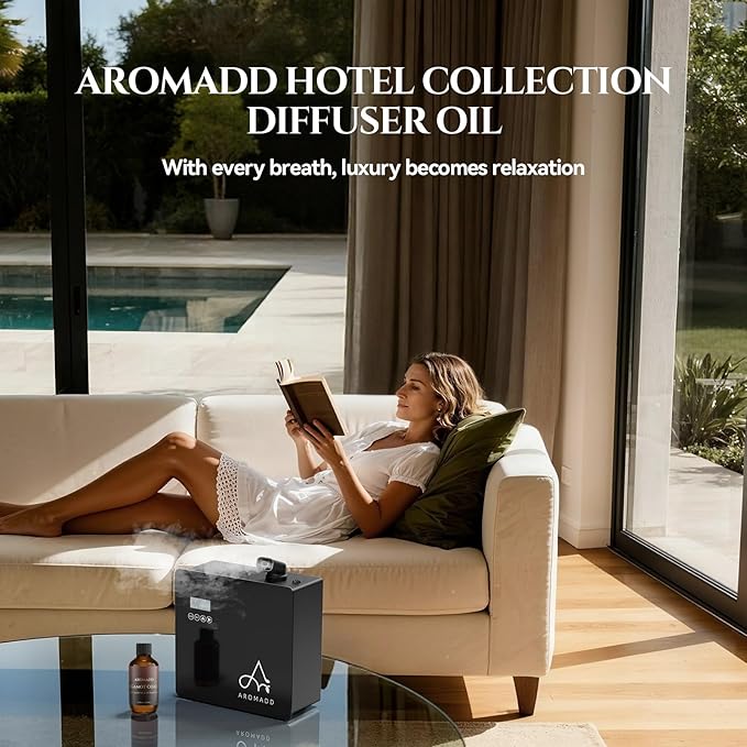 Aromadd Bergamot Coastal Diffuser Oil Inspired by Luxury Hotel Scent 6.76 Fl Oz (200ml), Aroma Diffuser & Hotel Fragrance Diffuser Oil, Essential Oil Diffuser for Aromatherapy, Long-Lasting