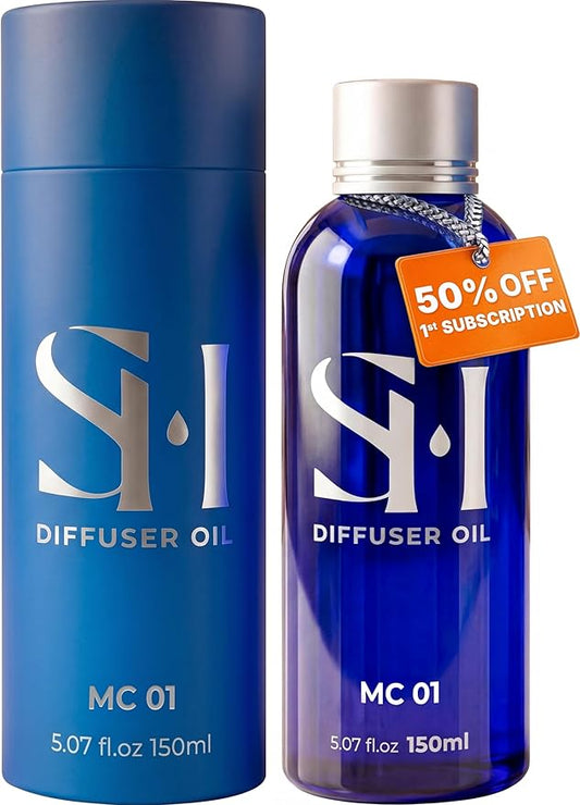 Inspired by 6-Star Hotel Monaco MC01 Hotel Scent Diffuser Oil | 5.07 Fl oz (150 ml) - Waterless Diffuser Oil Refill & Highly Concentrated Fragrance Oil, Diffuser Oil Scents, Hotel Oil Diffuser