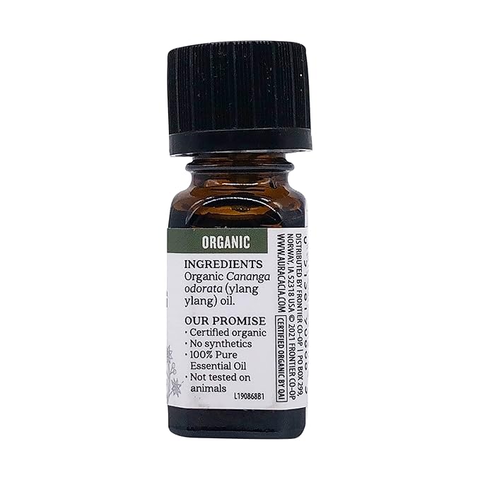 AURA CACIA Organic Ylang Ylang, 0.25 FZ