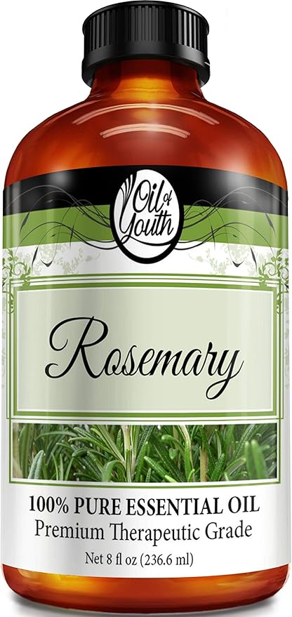 Oil of Youth 8oz Rosemary Essential Oil Bulk