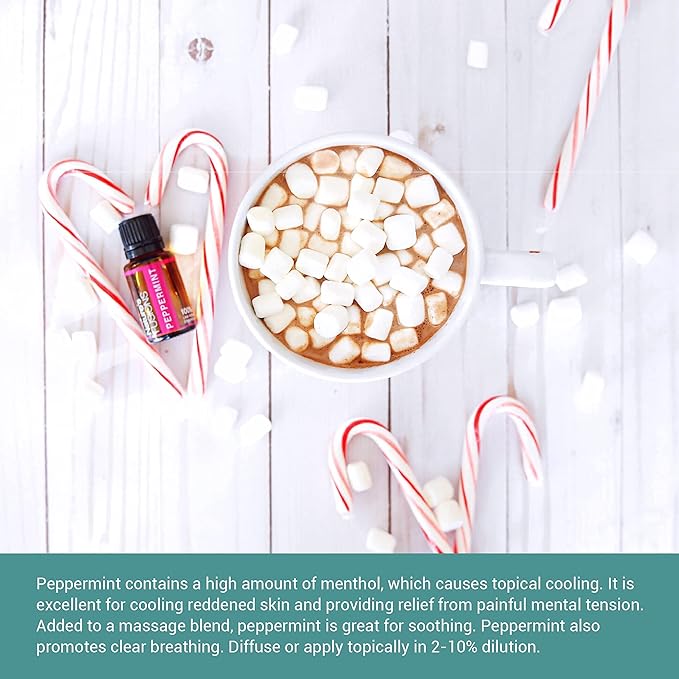 Nature's Fusions Peppermint (Supreme), 100% Pure and Natural Essential Oils, Undiluted, Therapeutic Grade for Aromatherapy and Topical Use, .5 Fl Oz (Pack of 1) (15 mL)