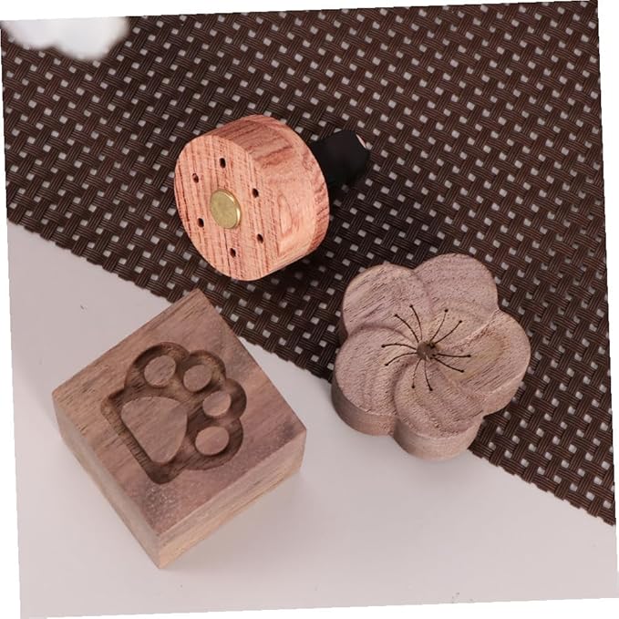 Wood Diffuser Essential Oil Diffuser Aromatherapy Wood with Plum Blossom Scent Black Walnut for Home Office Bedroom Relaxation and Sleep
