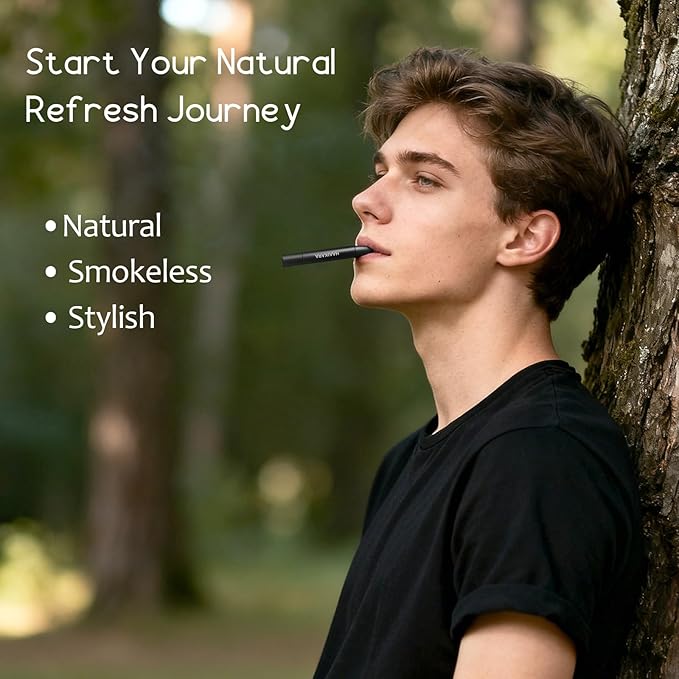 Natural Herbal Air Stick – Non Electric Long-Lasting Flavored Air Diffuser Refreshing Support Smokeless Inhaler– 4Pack for Quit Smoking & Stress Relief
