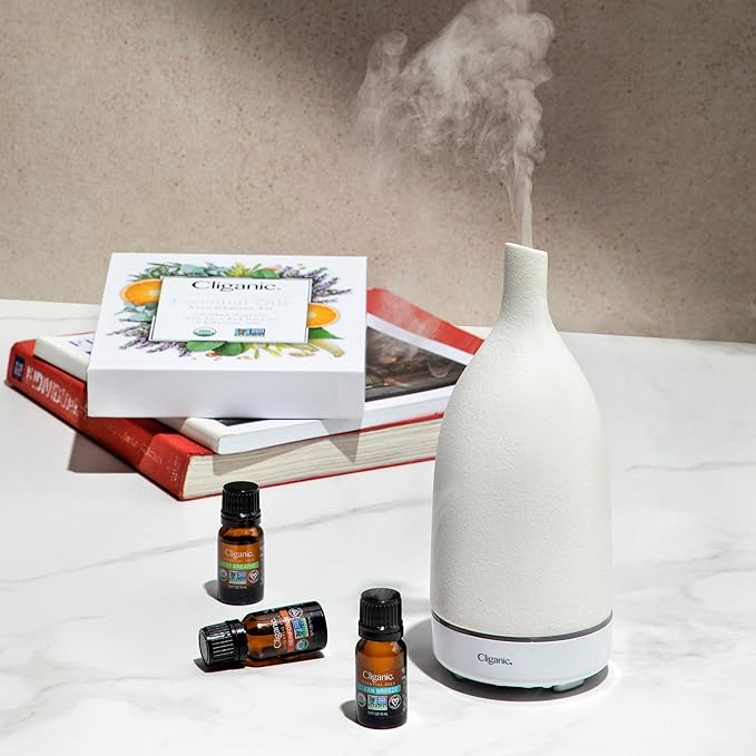 Cliganic Organic Pink Grapefruit Essential Oil, 100% Pure Natural for Aromatherapy | Non-GMO Verified