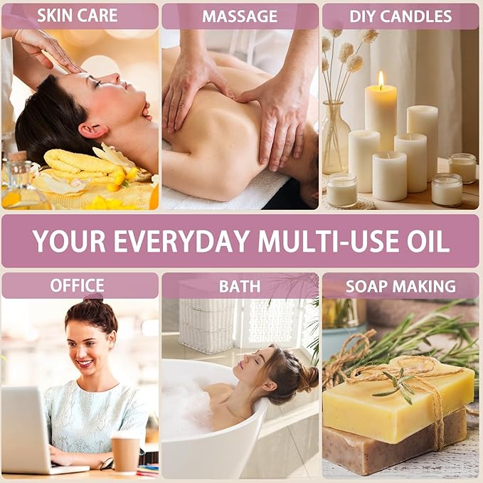 Magnolia Essential Oil, 4 fl oz (120ml) - ZODION Magnolia Fragrance Oil for Diffuser, Massage, Humidifier, DIY Candle, Soap Making, Home, Bath, Yoga