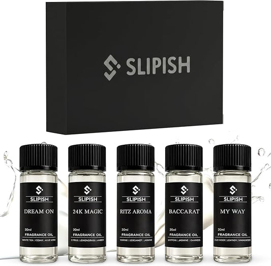Hotel Diffuser Oil Discovery Kit – 5 × 20ml Fragrance Oils | Inspired by Elite 5-Star Hotel Scents | Aromatherapy Oils for Home, Office & Car Diffusers | Saffron, Leather, Sandalwood & More